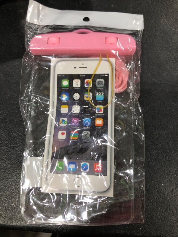 Photo 1 of phone dry bag (Pink)