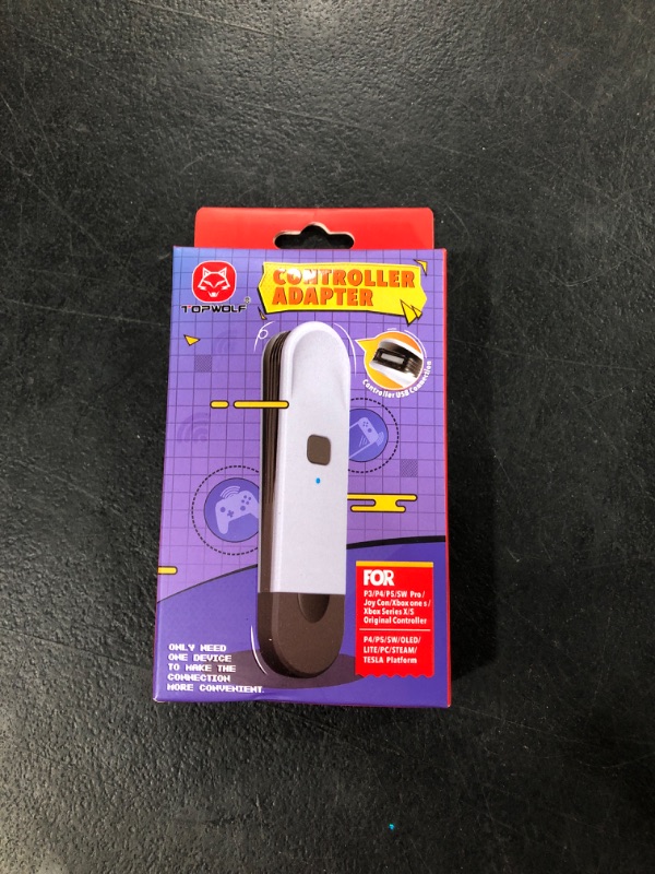 Photo 1 of Mviioe Wireless Controller Adapter USB Controller Dongle Compatible with Xbox Series X/S Controller, Xbox One Controller, Switch Pro/Joycon & PS5 PS4 PS3 Controller