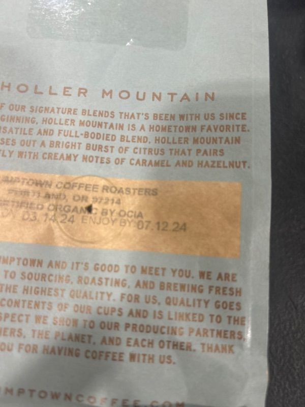 Photo 2 of Stumptown Coffee, Organic, Whole Bean, Holler Mtn. Blend - 12 oz