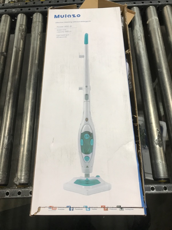 Photo 3 of 10-in-1 Steam Mop Triangle Collapses Mop With Detergent Chamber and Detachable Handheld Steam Cleaner