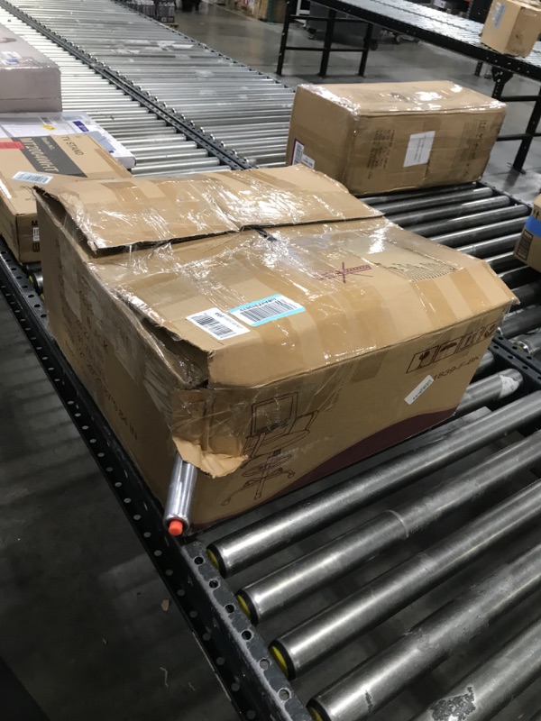 Photo 1 of Drafting Chair - Tall Standing Office Desk Chair with Adjustable Foot Ring, Chair with Ergonomic Lumbar Support