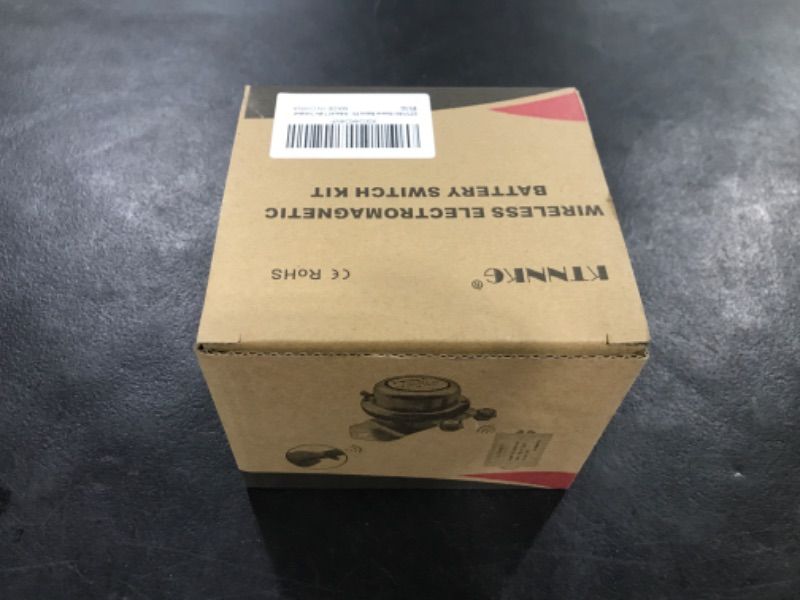 Photo 1 of KTNNKG Remote Battery Disconnect Switch Auto On Off Kill Switch for Car - DC12V, 180A,Silver Contact Electromagnetic Solenoid Valve Terminal 