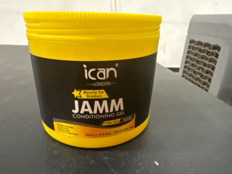 Photo 1 of ICAN JAMM CONDITIONING GEL EXTRA HOLD HONEY 16.9 FL OZ