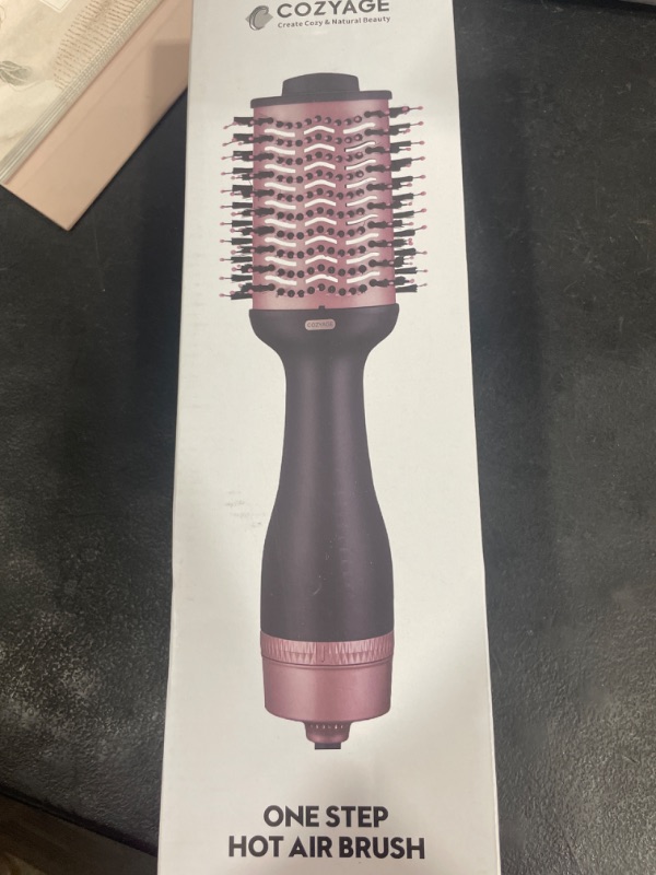 Photo 1 of 
Hair Dryer Brush, COZYAGE Blow Dryer Brush 4 in 1 One Step Dryer Brush Hair Straightener & Curler with New Version ALCI Safety Plug, Hot Air Brush with...