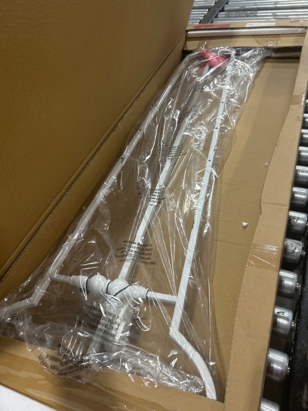 Photo 1 of Deco 79 Metal Geometric Display Easel 3 Tier Floor Standing Easel, Display Stand 20" x 18" x 56", Black Black LARGE SIZE