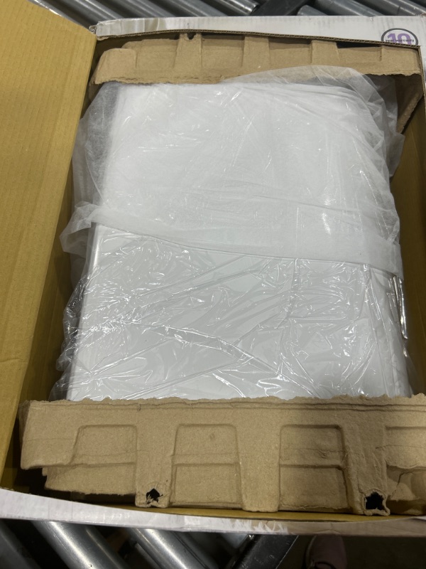 Photo 1 of simplehuman Diaper Can with Odor Control System (Odorsorb Pods and Odorsorb Liners), 18 Liter/ 4.8 Gallon, White Stainless Steel 18L Diaper Can