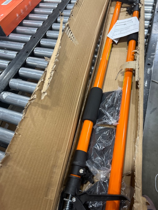 Photo 1 of 2Pack Adjustable Support Pole,Steel 3rd Hand Support System,Support Rod for Jacks Cargo Bars Drywalls,Cabinet Jacks for Installing Cabinets,Extends from 45 to 114 Inch,Supports up to 154 lbs