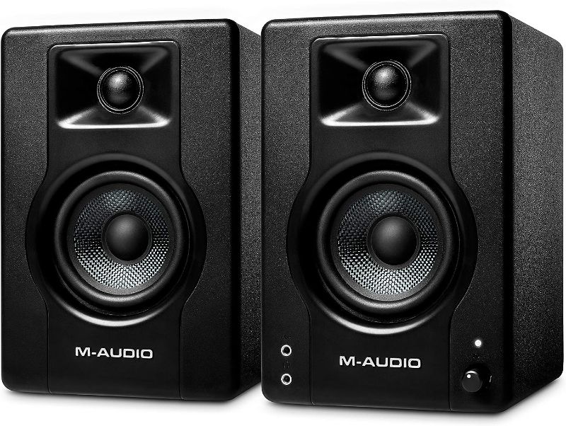 Photo 1 of M-Audio BX3 3.5" Studio Monitors, HD PC Speakers for Recording and Multimedia with Music Production Software, 120W, Pair
