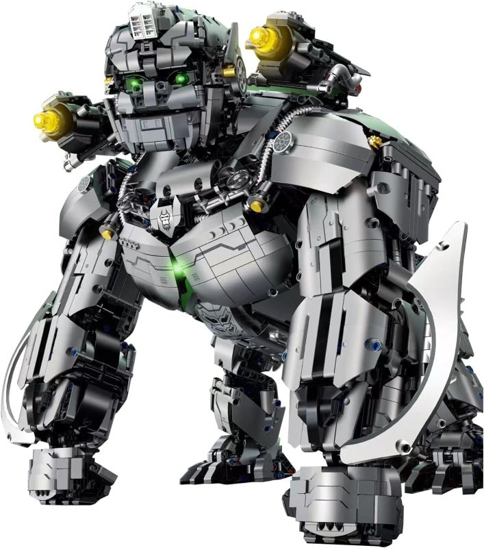 Photo 1 of King Kong Mecha Robot Building Set,Transforming Robot Building Kit for Boys,Compatible with LEGO Transforming,Godzilla x Kong Mecha Robot Building Set,Mecha Transforming Toys for Adults