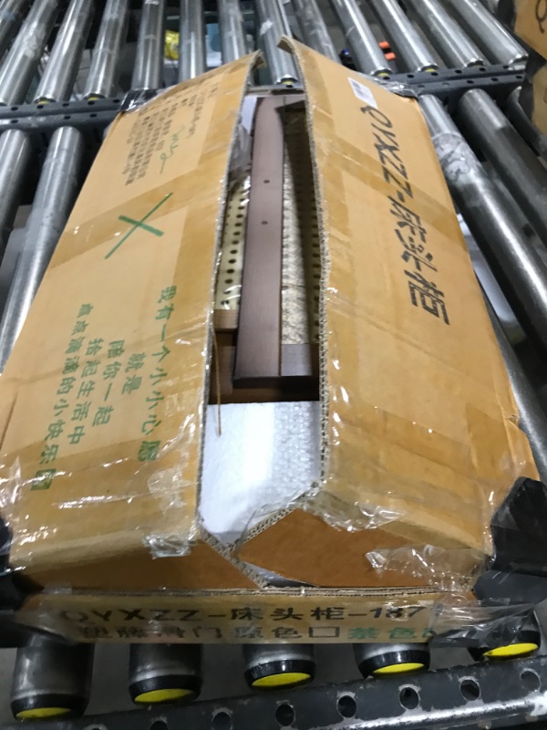 Photo 1 of High Nightstand,Rattan Storage Drawers with Sliding Doors,Wooden Bedside Table Suitable for Tea Table Bedroom Living Room