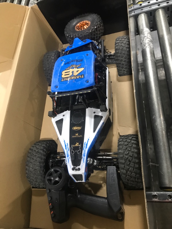 Photo 2 of 1/10 Lasernut U4 4X4 Rock Racer Brushless RTR with Smart and AVC, Blue
