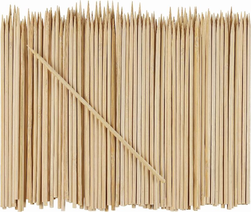 Photo 1 of Comfy Package, [100 Count] 8 Inch Bamboo Wooden Skewers For Grilling, Shish Kabob, Fruits, Appetizers, and Cocktails
