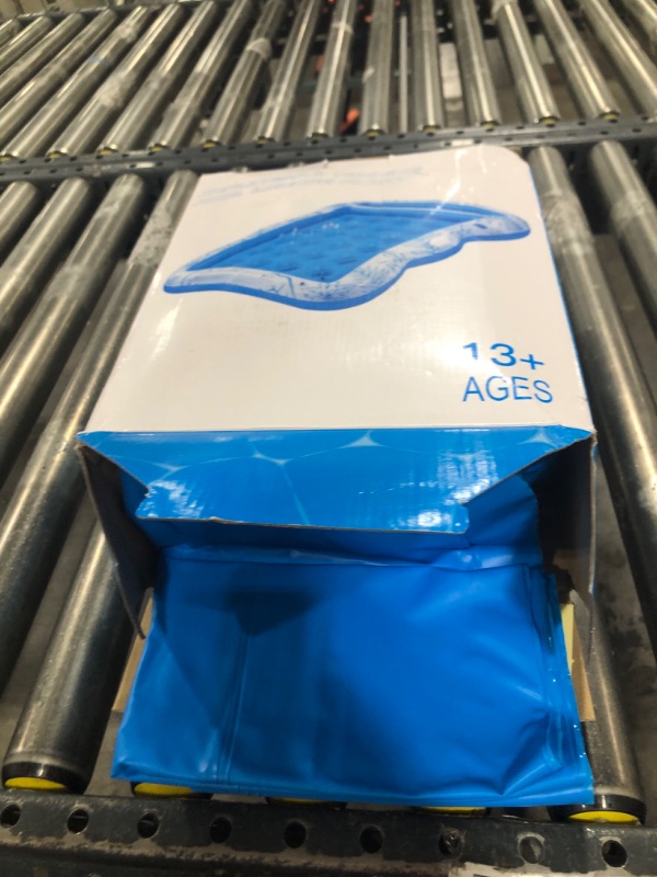 Photo 1 of Inflatable Adult Pool Lounger Float - BAIAI Large Beach Sun Tanning Floaty Raft Sunbathing Water Lounge Floaties Tub with Drink Holder - Blow Up River & Lake Suntan Floating Swimming Mattress Mat XX-Large Cooling Hole Base Float