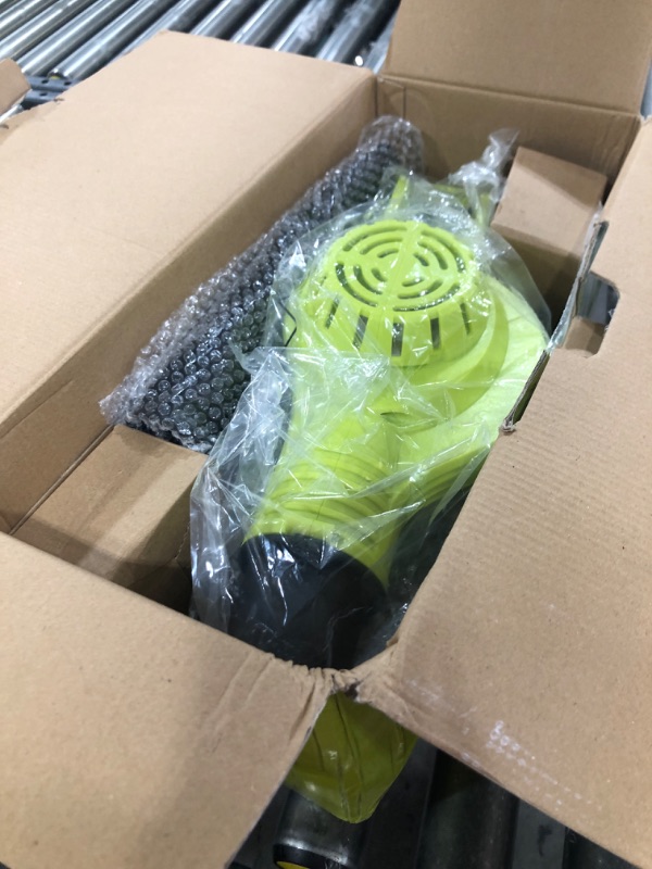 Photo 1 of Leaf Blower Cordless - 21V Electric Cordless Leaf Blower with 2 Batteries and Charger, 2 Speed Mode, 2.0Ah Lightweight Battery Powered Leaf Blowers for Lawn Care, Patio, Blowing Leaves Green