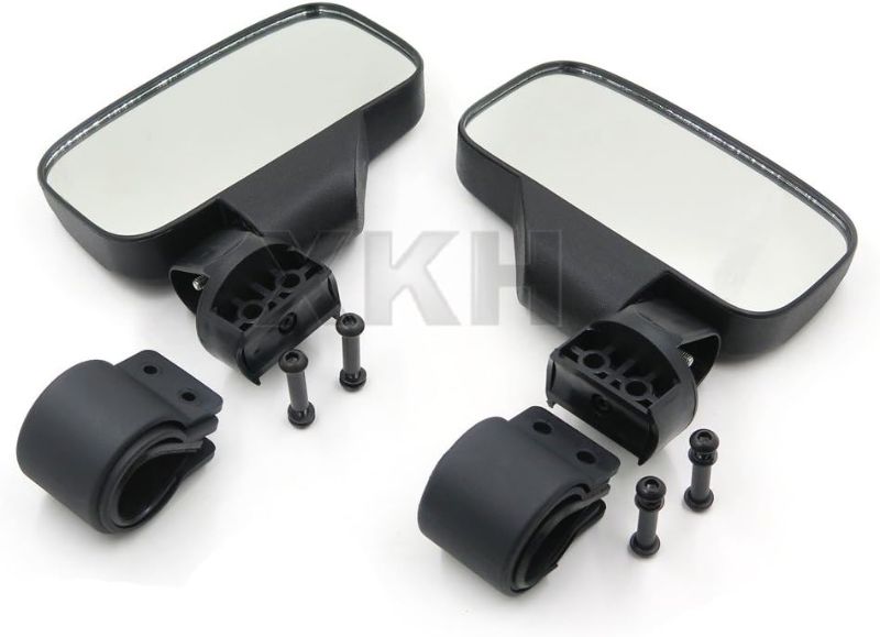 Photo 1 of 4.25"x8" Mirror Set UTV Side View High Impact Break Away Convex 1 5/8"-2" Roll