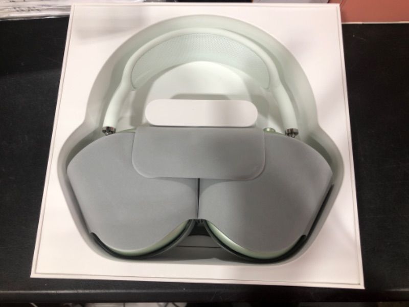 Photo 1 of Apple AirPods Max Wireless Over-Ear Headphones, Active Noise Cancelling, Transparency Mode, Personalized Spatial Audio, Dolby Atmos, Bluetooth Headphones for iPhone – Green Green Without AppleCare+