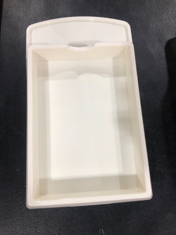 Photo 1 of Skywin Detergent Box Riser For Eco Box Laundry Detergent - Raises Boxed Liquid Laundry Detergent Cup Holder & Drip Tray Catcher - Laundry Detergent Holder (White) 1 White