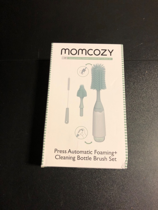Photo 1 of MOM COZY PRESS AUTOMATIC FOAMING CLEANING BOTTLE BRUSH SET 
