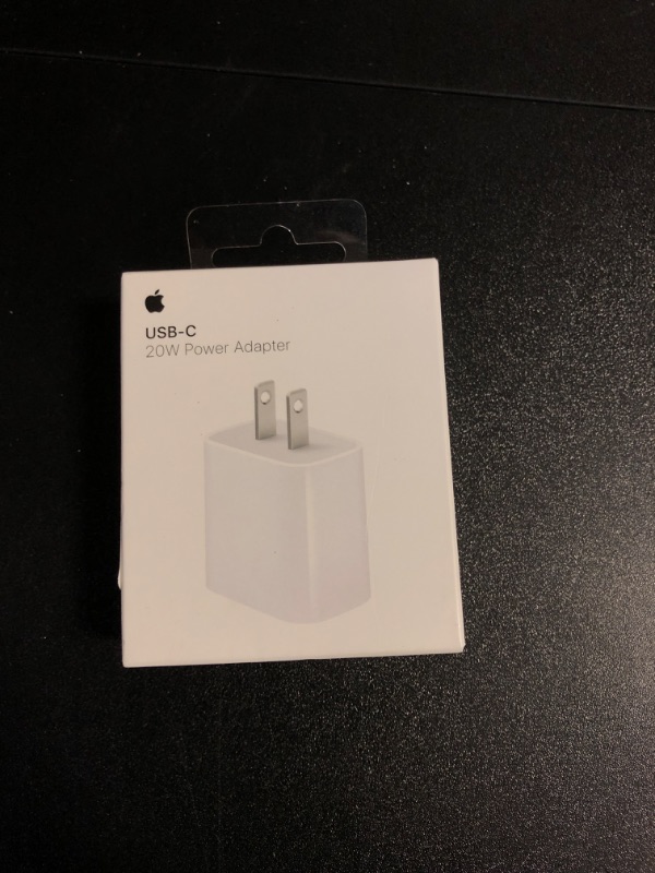 Photo 2 of Apple 20W USB-C Power Adapter - iPhone Charger with Fast Charging Capability, Type C Wall Charger (FACTORY SEALED)