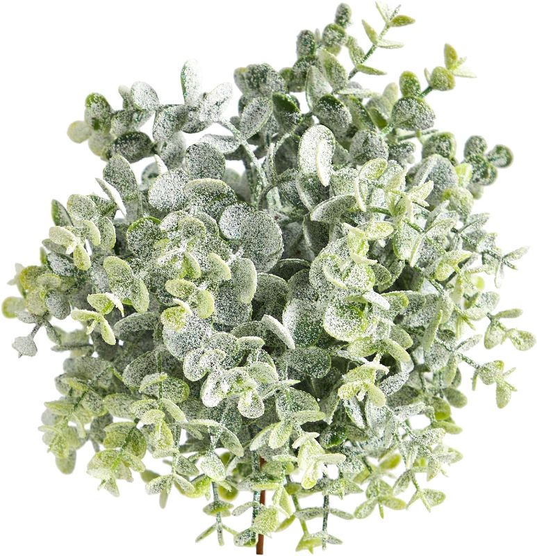 Photo 1 of Frosted Eucalyptus Decorative Artificial