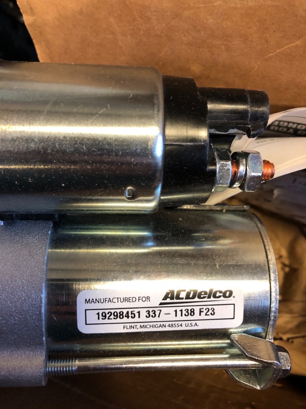 Photo 3 of ACDelco Gold 337-1138 Starter