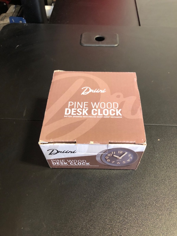 Photo 1 of PINE WOOD DESK CLOCK 