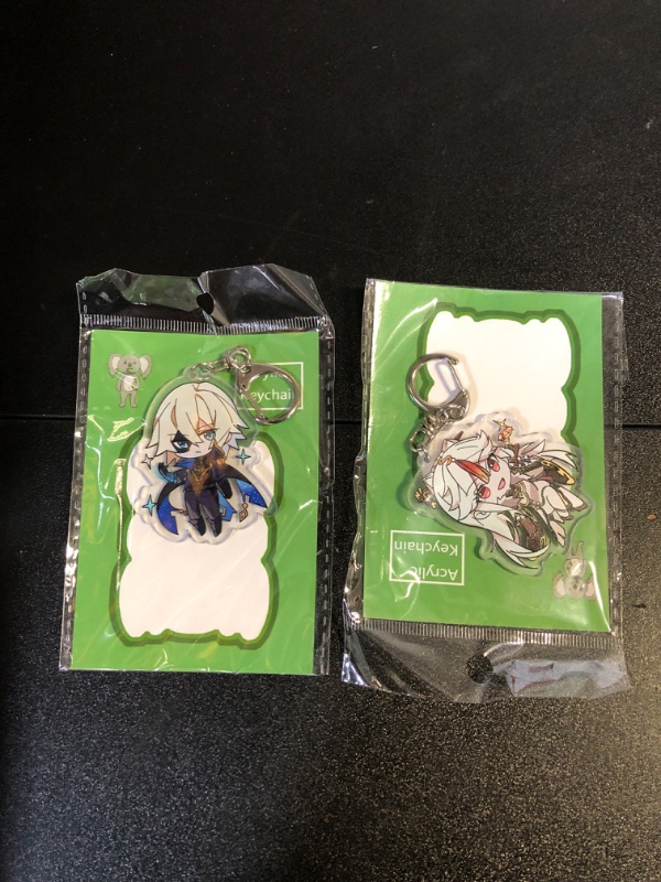 Photo 1 of 2 PCS ANIME KEYCHAINS 