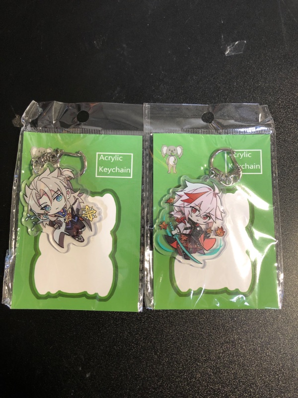 Photo 1 of 2 PCS ANIME KEYCHAINS 