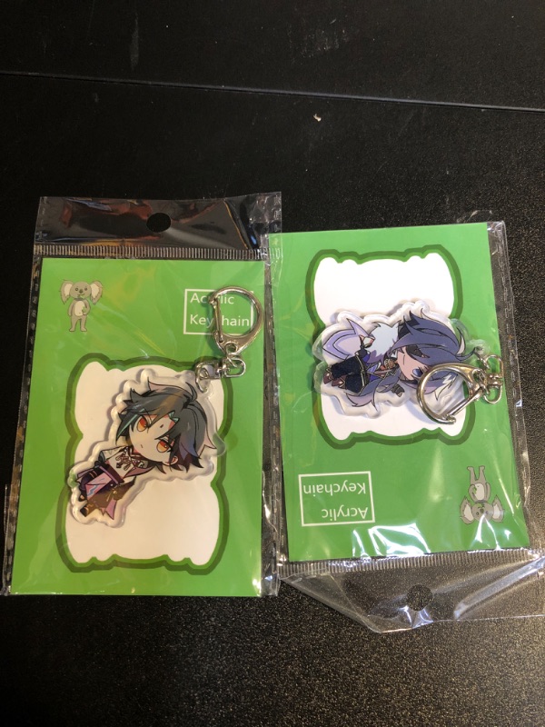 Photo 1 of 2 PCS ANIME KEYCHAINS 