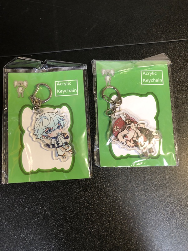 Photo 1 of 2 PCS ANIME KEYCHAINS 