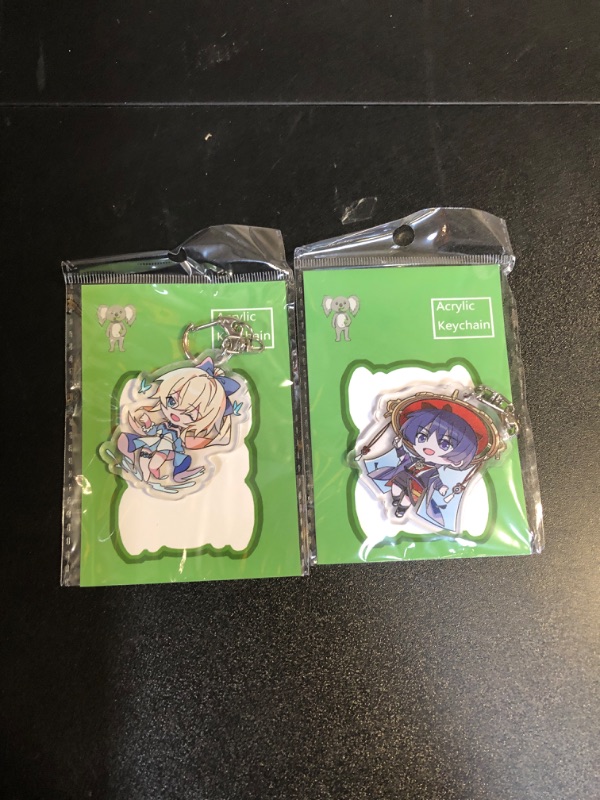 Photo 1 of 2 PCS ANIME KEYCHAINS 