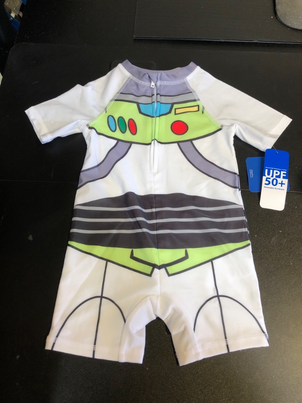 Photo 2 of Disney Mickey Mouse Toy Story Baby Zip Up Swim Sunsuit Newborn to Infant
SIZE 2T 