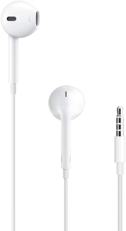 Photo 1 of Apple EarPods Headphones with 3.5mm Plug, Wired Ear Buds with Built-in Remote to Control Music, Phone Calls, and Volume
