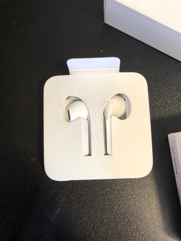 Photo 2 of Apple EarPods Headphones with 3.5mm Plug, Wired Ear Buds with Built-in Remote to Control Music, Phone Calls, and Volume
