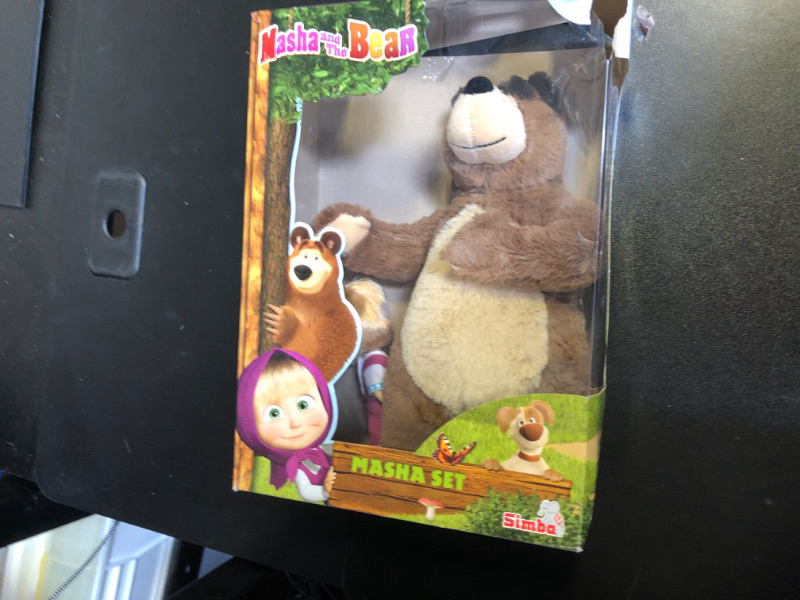 Photo 3 of Masha and the Bear Jada Toys, Masha Plush Set with Bear and Doll
