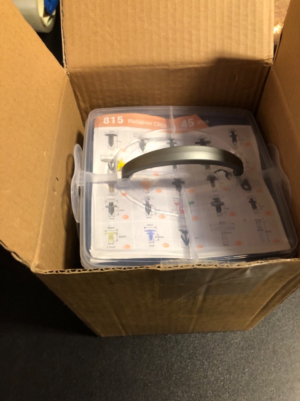 Photo 1 of GOOACC 860Pcs Car Push Retainer Clips & Auto Fasteners Assortment -26 Most Popular Sizes Nylon Bumper Fender Rivets with 10 Cable Ties and Fasteners Remover for Toyota GM Ford Honda Chevy 815Pcs Clips + Remover