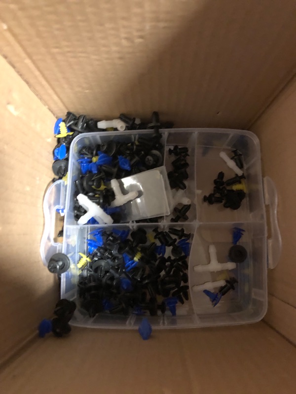 Photo 1 of GOOACC 860Pcs Car Push Retainer Clips & Auto Fasteners Assortment -26 Most Popular Sizes Nylon Bumper Fender Rivets with 10 Cable Ties and Fasteners Remover for Toyota GM Ford Honda Chevy 815Pcs Clips + Remover