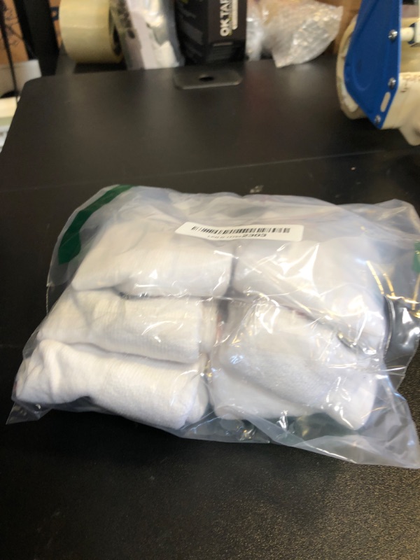 Photo 2 of 6 PAIRS OF  WHITE SOCKS 
SIZE S/M 