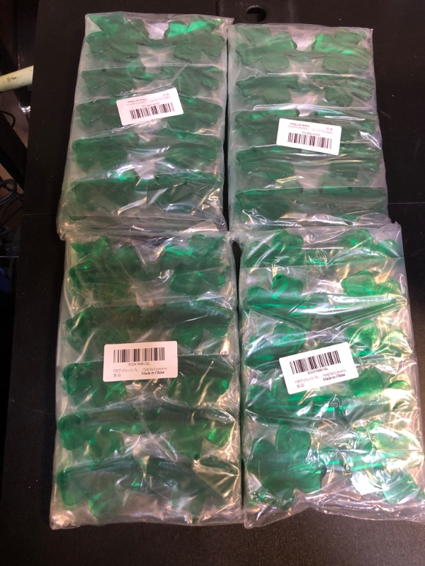 Photo 1 of PARSUP 10 Pairs St. Patricks Day Glasses, Irish Green Four Leaf Shamrock Glasses Eyeglasses for Saint Patricks Day Party Props Favors, Saint Paddy Day Accessories 4 PACK