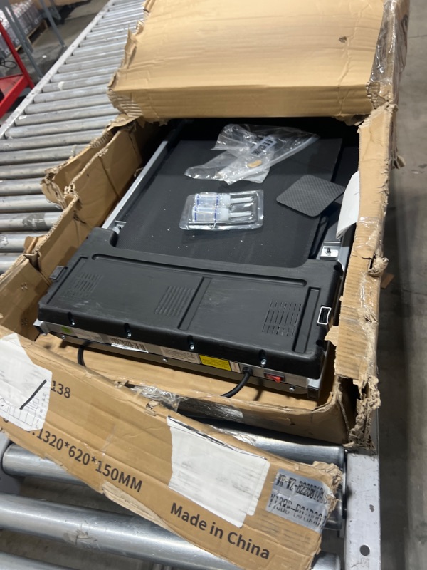 Photo 1 of RHYTHM FUN Under Desk Treadmill, 2 in 1 Walking Pad Treadmill for Home, Portable Treadmill with Width Belt, Walking Treadmill with 265LBS Capacity