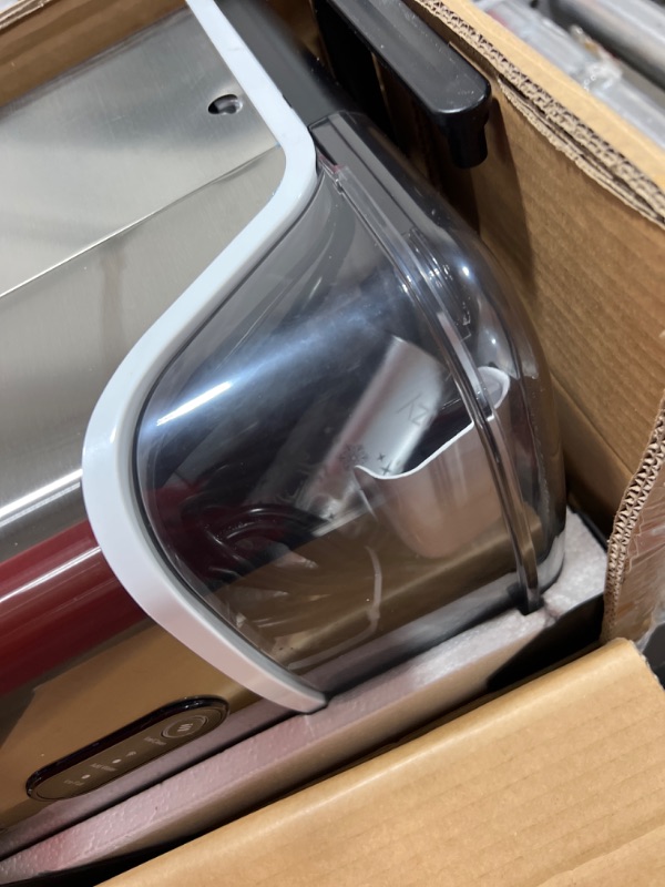 Photo 1 of ecozy Smart Nugget Ice Maker Countertop, Pebble Ice Maker with 35lbs/24H Soft Chewable Ice, Self-Cleaning Ice Machine with Voice Control for Home Kitchen Party Bar Office, Stainless Steel