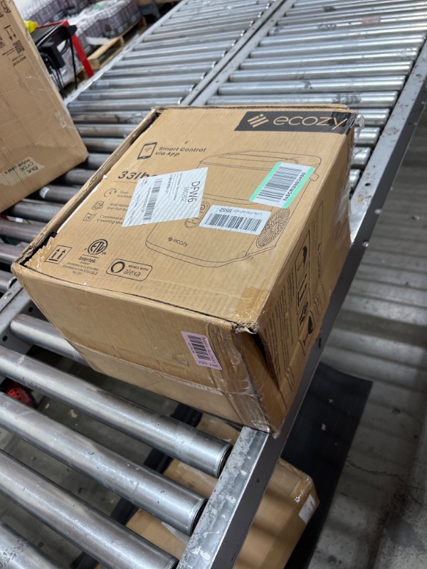 Photo 1 of ecozy Smart Nugget Ice Maker Countertop, Pebble Ice Maker with 35lbs/24H Soft Chewable Ice, Self-Cleaning Ice Machine with Voice Control for Home Kitchen Party Bar Office, Stainless Steel