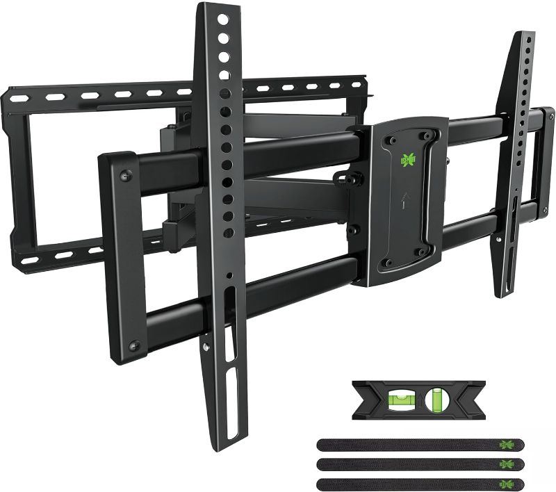 Photo 1 of USX MOUNT UL Listed Full Motion TV Wall Mount for 37-90 Inch TVs up to 150 lbs, TV Mount Bracket with Articulating Arms Pre-Assembled, Swivel and Tilt, Fits 16",18, 24" Wood Studs, Max VESA 600x400mm
