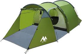 Photo 1 of  Pop Up Tents for Camping - AYAMAYA Waterproof Instant Family Tents with Skylight & Removable Rainfly, Upgraded Large Size 