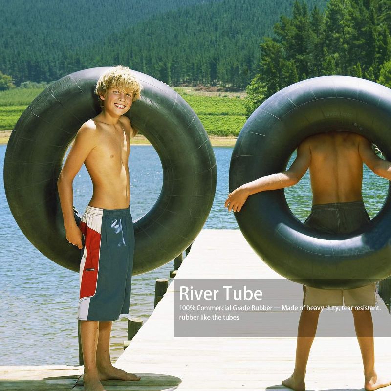 Photo 1 of River Tube for Floating Heavy Duty Inner Tube for River Snow Tube River Tube Heavy-Duty Swim and Snow Tube & Inflatable Water Float,River Tube, Sledding Float,Pool Closing Inner Tube
