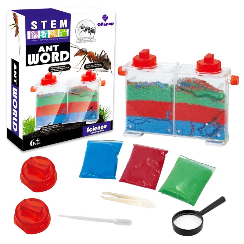 Photo 1 of Ant Farm - Ant Farm Sand - Observation Skills - Science Kit, Ant Colony - Experiment Kit 