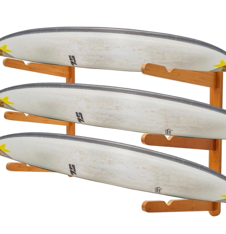 Photo 1 of 1 Pcs Surfboard Wall Rack 23.5 x 14.02 Inches Multi Functioning Storage or Display Mount 