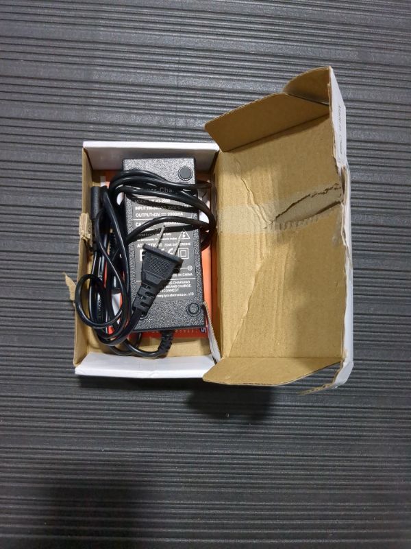 Photo 1 of EVAPLUS 42V Charger PowerFast 3-Prong Inline Connector for 36V Pocket Mod, Sports Mod Lithium Battery, Battery Charger for Electric Scooter