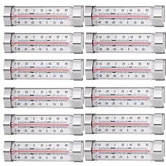 Photo 1 of 12 Pack Fridge Refrigerator Freezer Thermometer