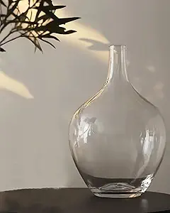 Photo 2 of 20" Extra Large Floor Glass Vase for Pampas Grass, Clear Tall Balloon Jug Decorative Floor Vase, Heavy Duty Floor Glass Vase for Branches Plant, Round Clear Vase for Living Room Boho Home Decor